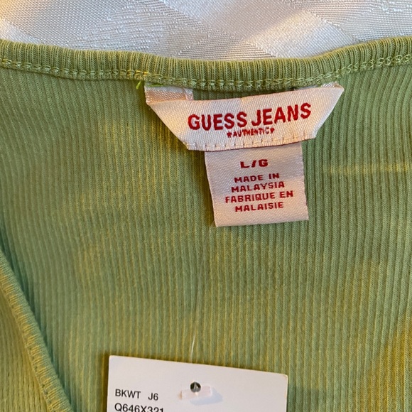 BNWT Light Green Guess Tanktop - Picture 4 of 4